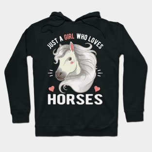 Just A Girl Who Loves Horses Hoodie